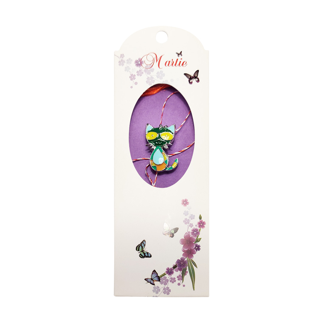 Martisor pisicuta, decorata cu pietre sau ochelari cu ac de brosa - Image 11