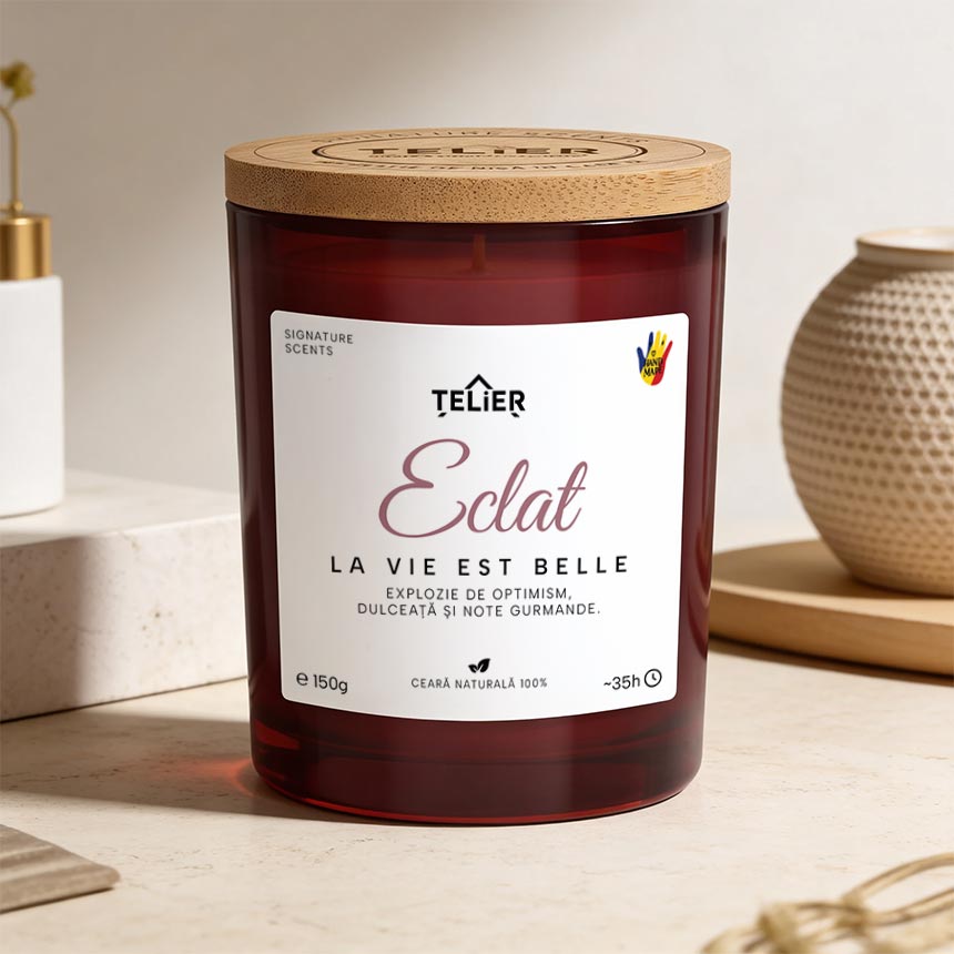 Lumânare Parfumata Eclat, inspirată de La Vie Est Belle - imagine 2