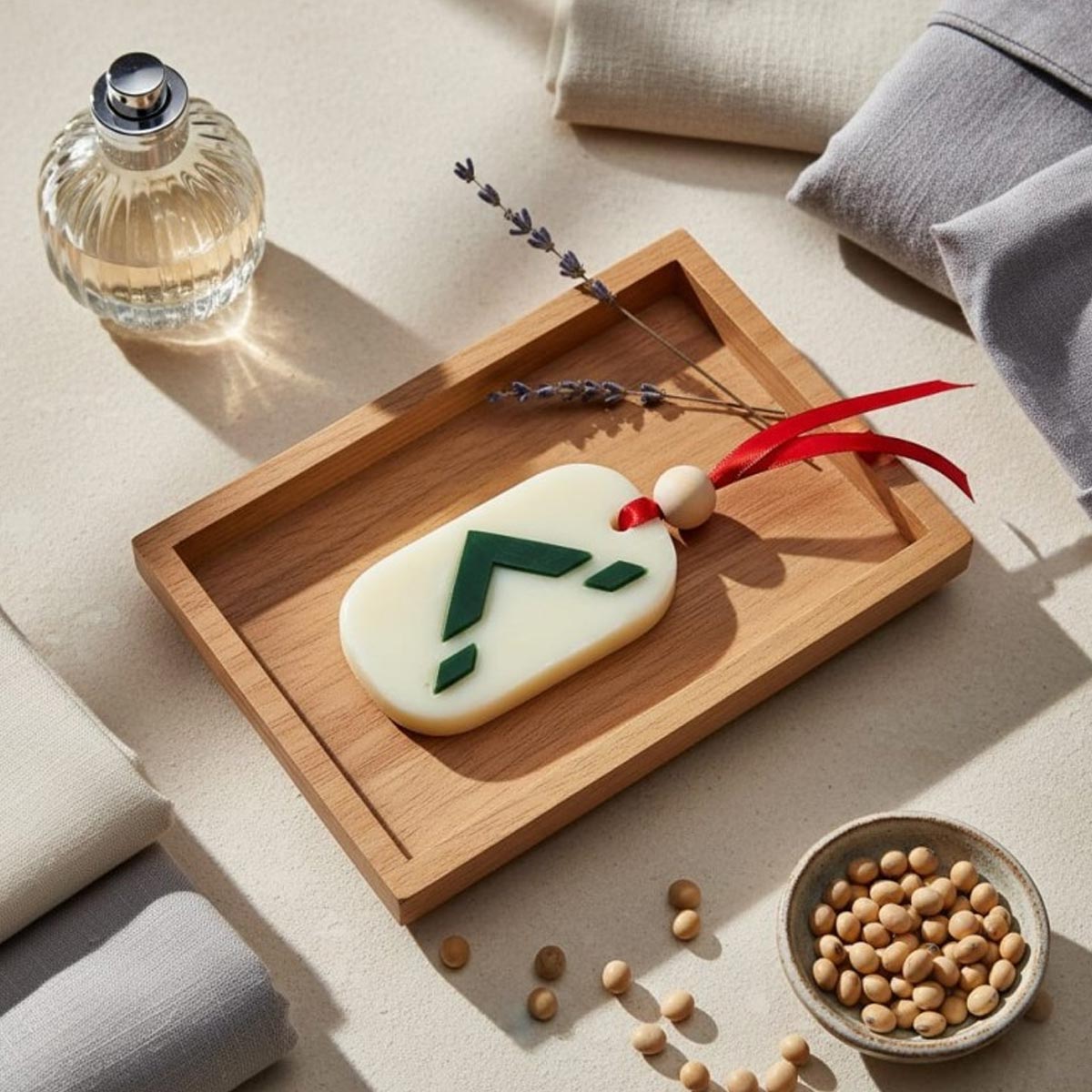 Odorizante pentru dulap din ceară de soia – parfum natural pentru haine - imagine 5