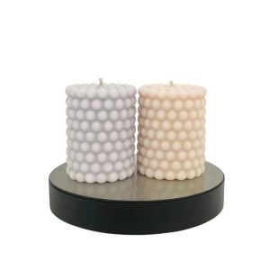 Lumânare decorativă din ceară de soia cu model Bubble,190g