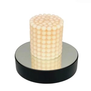 Lumânare decorativă din ceară de soia cu model Bubble,190g
