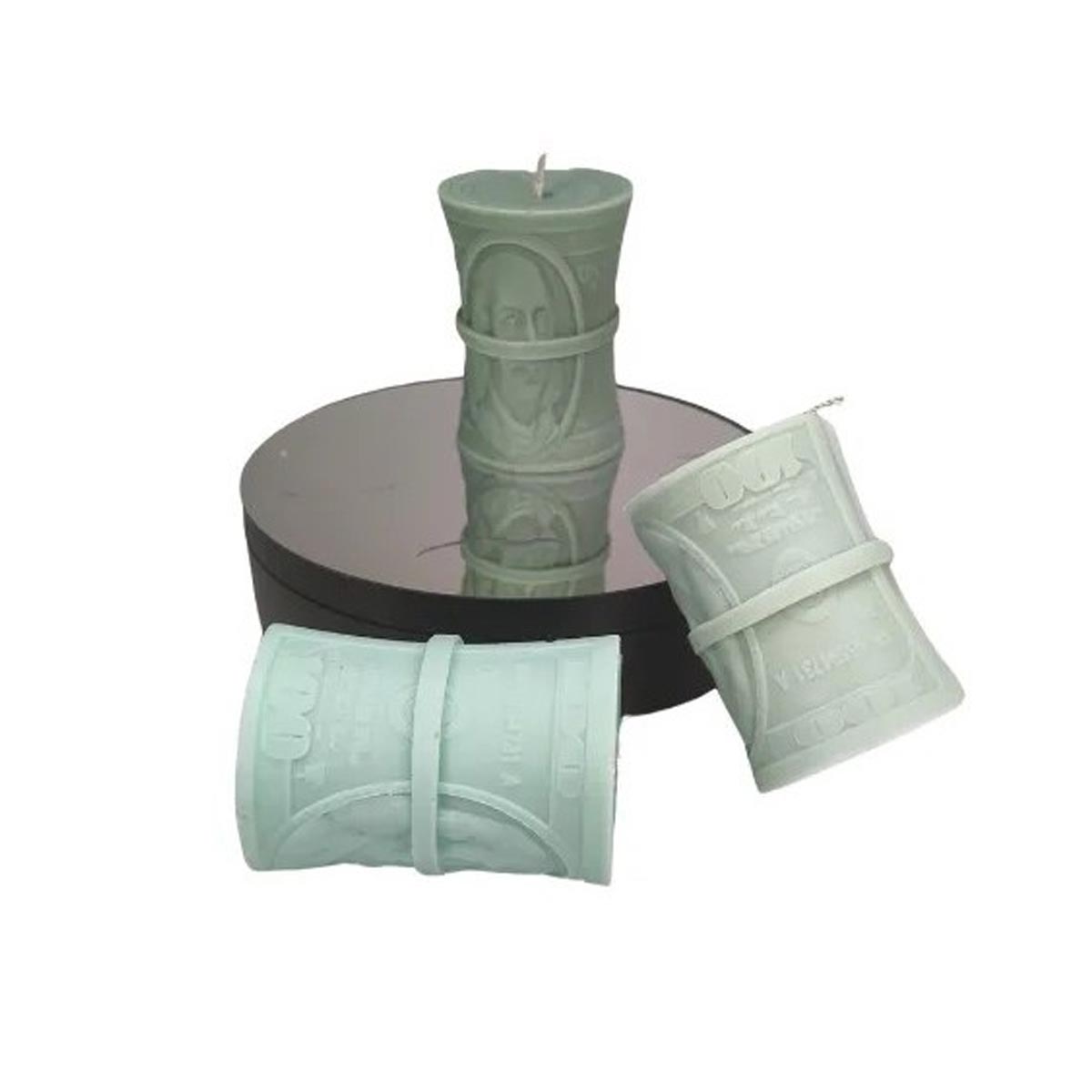 Lumânare parfumată Teanc de Bani – Teanc de Dorințe Telier, 85 g - imagine 2
