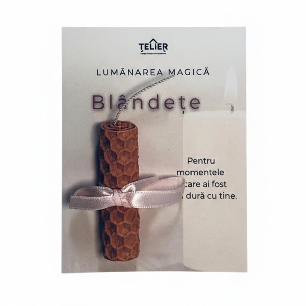 Lumanare magica din ceara de albine - imagine 4