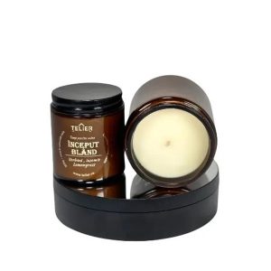Lumânare parfumată din ceară de soia Verbina, Lime și Iasomie „ÎNCEPUT BLÂND” | Aromaterapie și relaxare